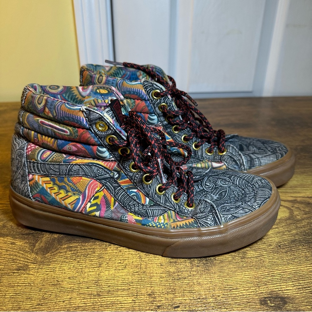 Vans Multicolor Patterned High-Top Sneakers